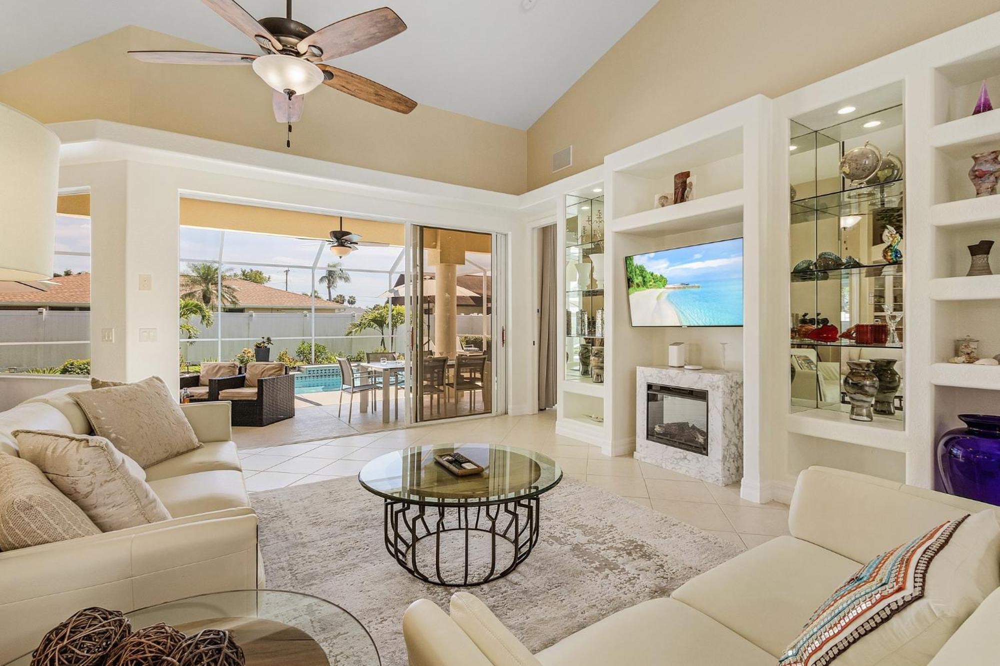 Villa-Haze, Lots Of Privacy, Solar & Electric Heated Pool And Spa Cape Coral Buitenkant foto